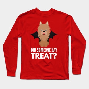 Australian Terrier Halloween Trick or Treat Long Sleeve T-Shirt